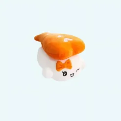 Peluche sushi saumon joyeux