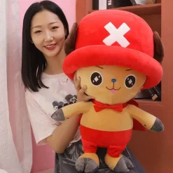 Peluche Tony Chopper One piece mignon rouge
