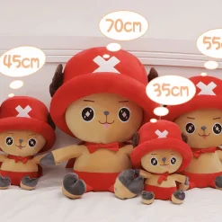 Peluche Tony Chopper One piece mignon rouge