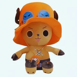 Peluche Tony Chopper One Piece méchant orange