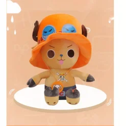 Peluche Tony Chopper One Piece méchant orange
