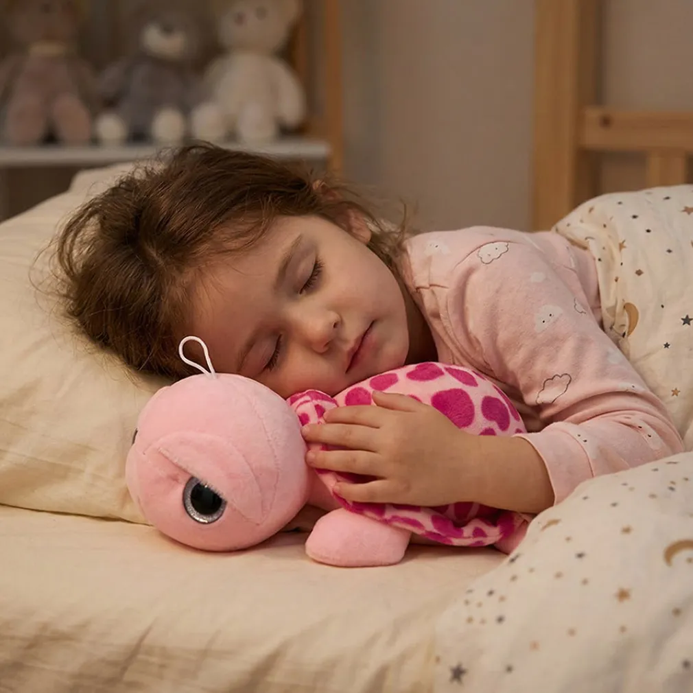 Peluche tortue rose