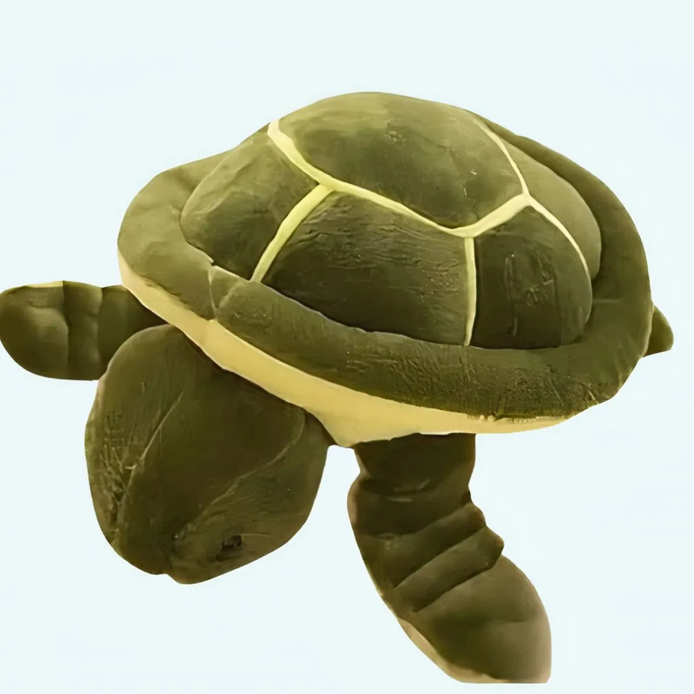Peluche tortue verte