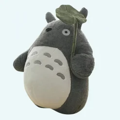 Peluche Totoro toute douce feuille de lotus