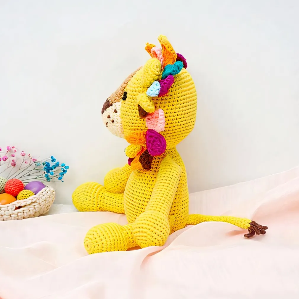 Peluche Tricot Lion
