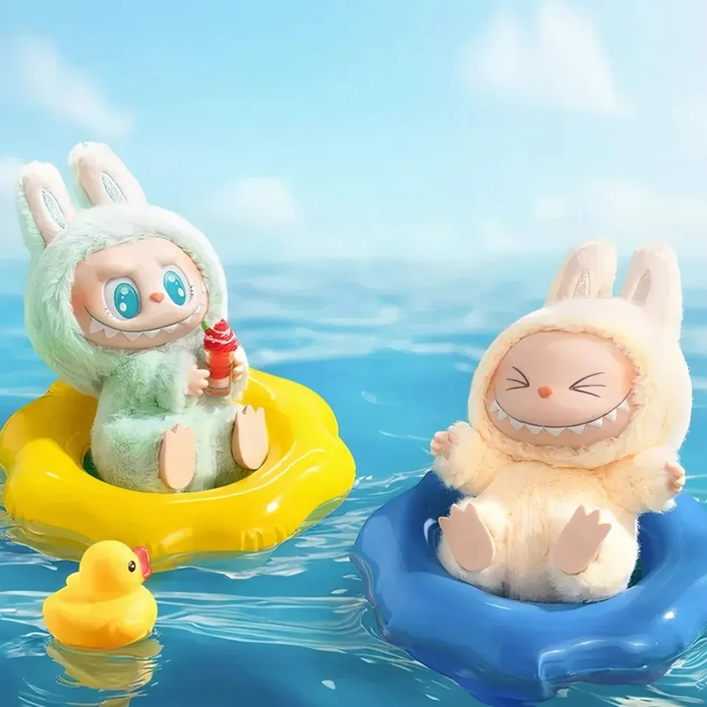 Peluche type Labubu boîte mystère assis