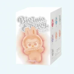 Peluche type Labubu boîte mystère couleurs pop