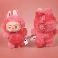 Peluche type Labubu boîte mystère couleurs pop