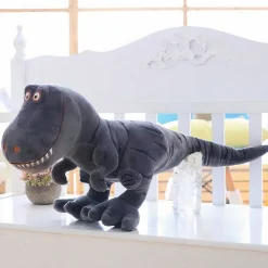 Peluche tyrannosaure adorable grise