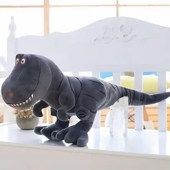 Peluche tyrannosaure adorable grise