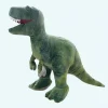 Peluche tyrannosaure vert féroce
