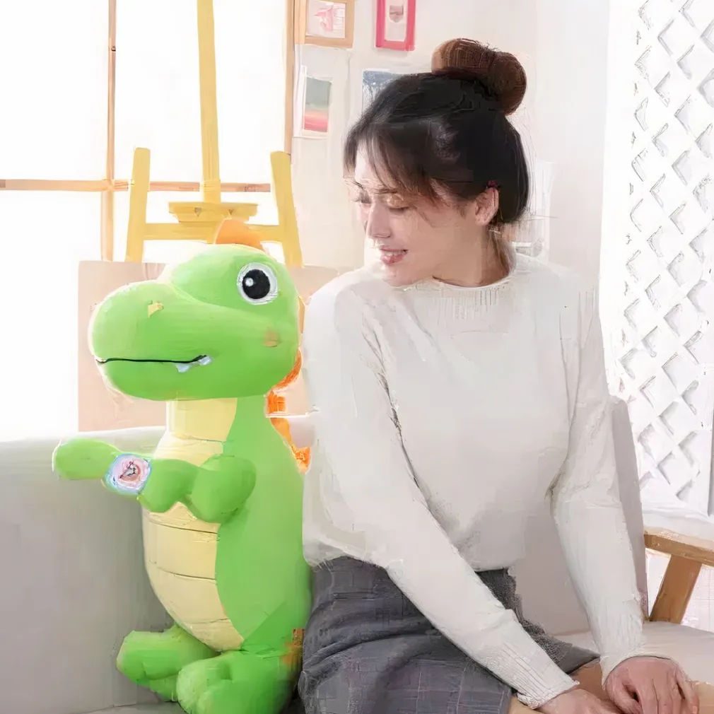 Peluche Tyrannosaurus Rex Vert