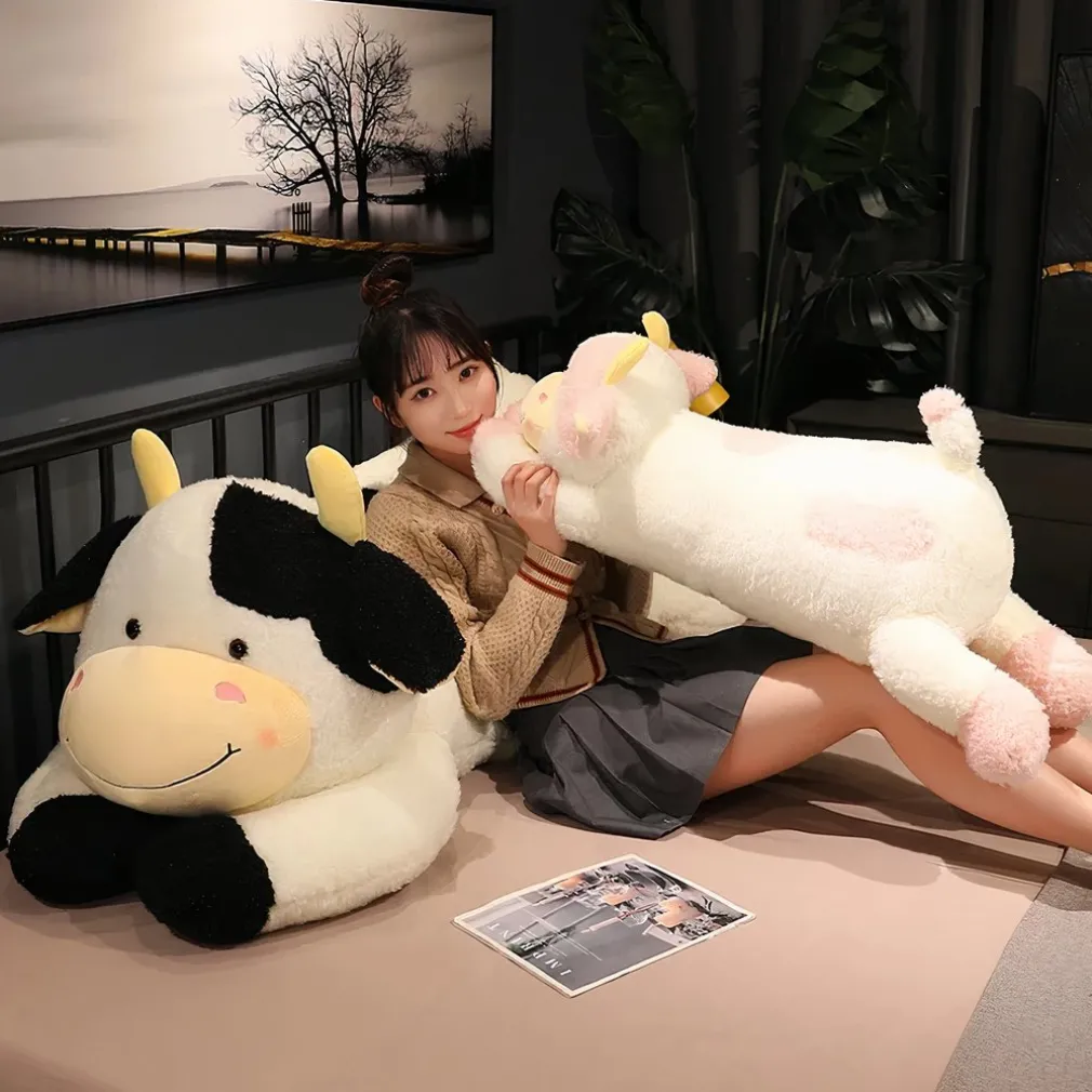 Peluche vache adorable géante