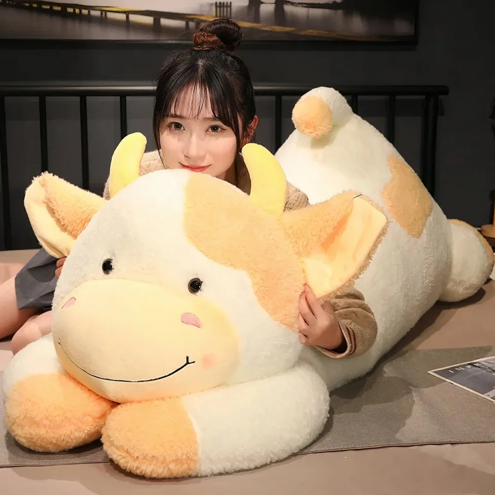 Peluche vache adorable géante