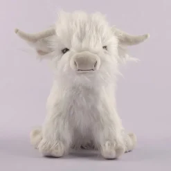 Peluche vache Highland à poils longs