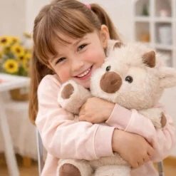 Peluche vache originale qui court