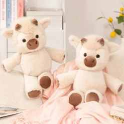 Peluche vache originale qui court