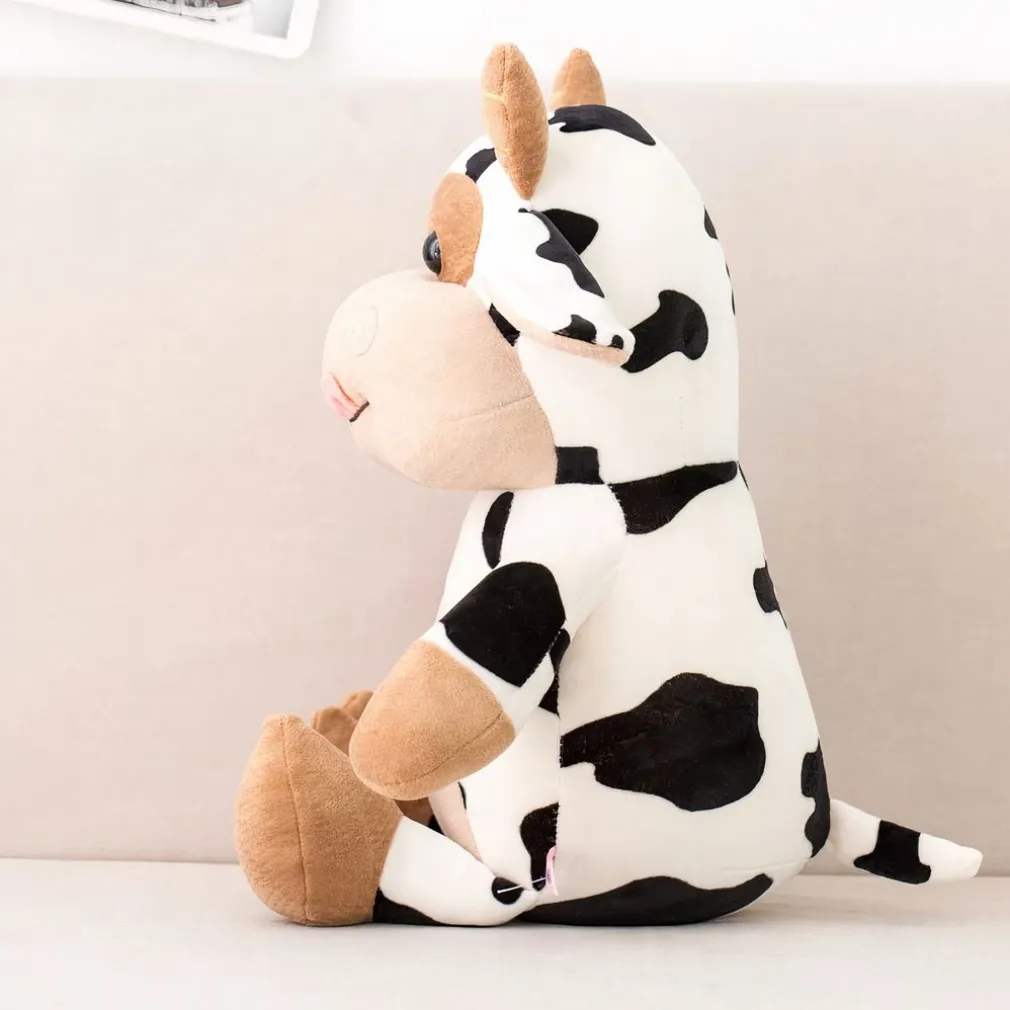 Peluche vache tachetée