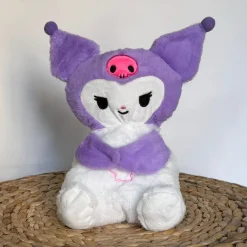 Peluche veilleuse Hello Kitty Kuromi violet qui respire