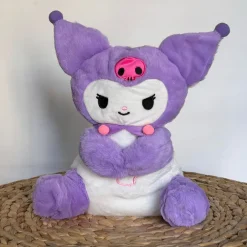 Peluche veilleuse Hello Kitty Kuromi violet qui respire