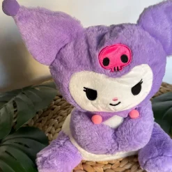 Peluche veilleuse Hello Kitty Kuromi violet qui respire