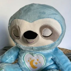 Peluche veilleuse paresseux qui respire