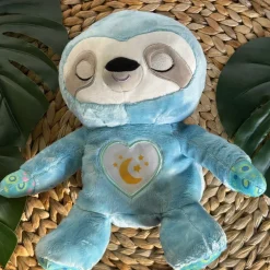 Peluche veilleuse paresseux qui respire