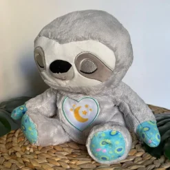 Peluche veilleuse paresseux qui respire