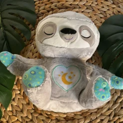 Peluche veilleuse paresseux qui respire