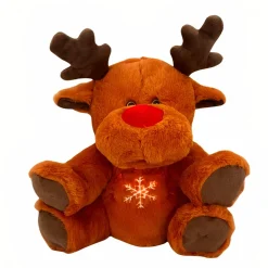 Peluche veilleuse renne de Noël qui respire avec berceuses