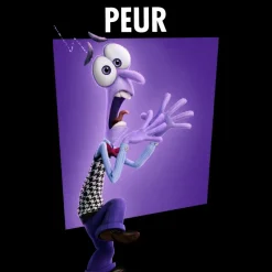 Peluche Vice Versa 2 du personnage Peur