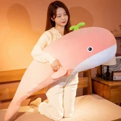 Peluche XXL baleine pastel
