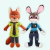 Peluche Zootopie Nick Wilde et Judy Hopps Disney