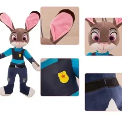 Peluche Zootopie Nick Wilde et Judy Hopps Disney