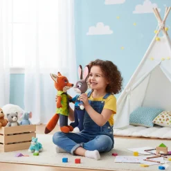 Peluche Zootopie Nick Wilde et Judy Hopps Disney