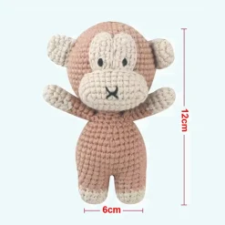 Peluches animaux de la jungle au crochet
