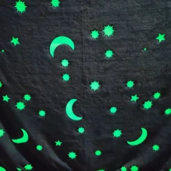 Plaid à imprimé géométrique lumineux
