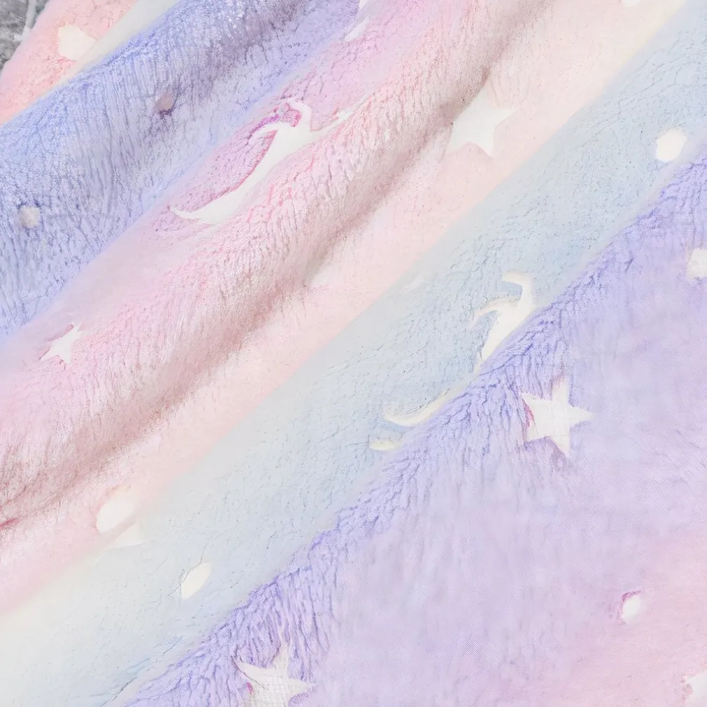 Plaid licorne lumineux