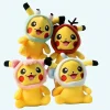 Porte-clés en peluche Pokémon Pikachu avec chapeau pour enfants
