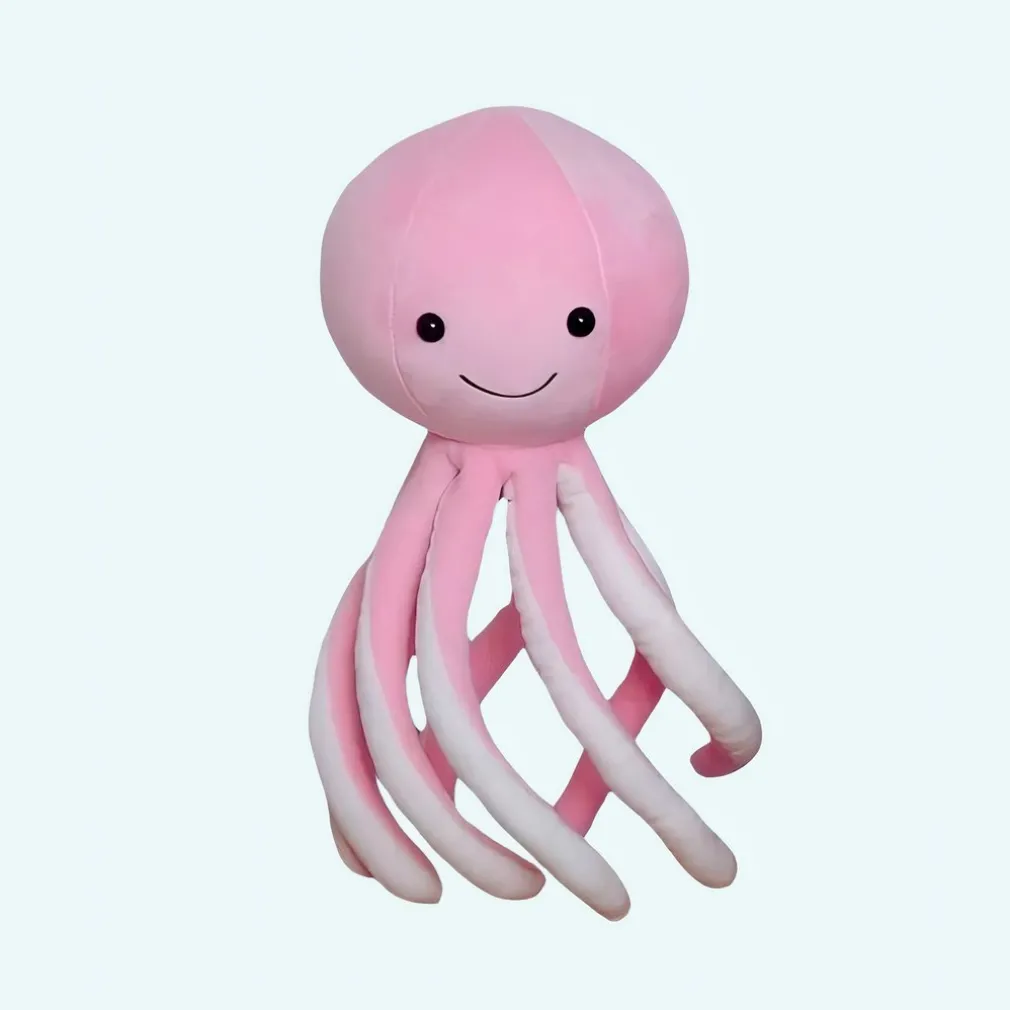 Poulpe mignon en peluche rose