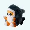 Poupée en peluche petit chat déguisé en requin