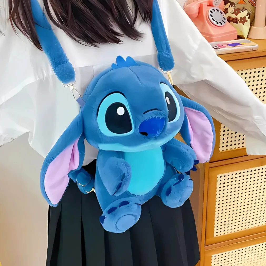 Sac à dos en forme de peluche Stitch