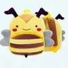 Sac à dos en peluche abeille