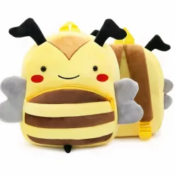 Sac à dos en peluche abeille