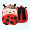 Sac à dos en peluche coccinelle