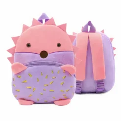 Sac à dos en peluche hérisson