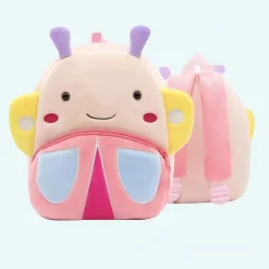 Sac à dos en peluche papillon