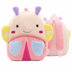 Sac à dos en peluche papillon