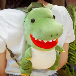 Sac à dos peluche tyrannosaure