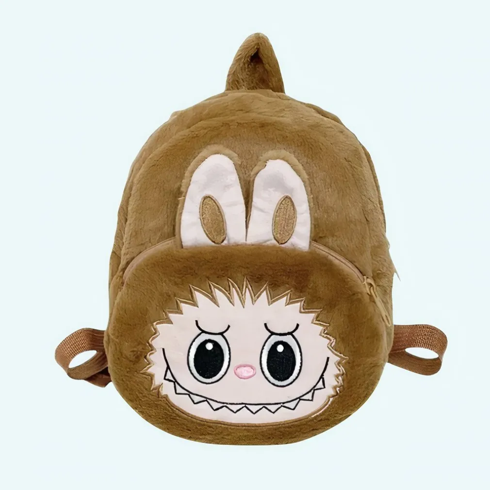 Sac à dos style Labubu en peluche